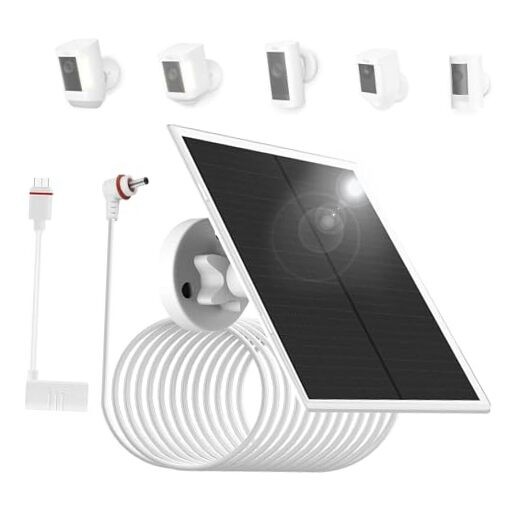 DC3.5 * 1.35 and USB-C Solar Panel Charger – 6W/5V Charger