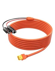 10FT MC4 to XT60 Solar Cable 12AWG Pure Copper for Power Stations & RVs