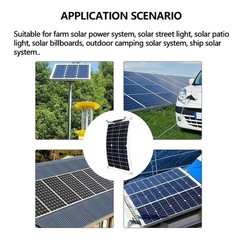 500W Flexible Solar Panel Mobile Power Supply Suitable for Housing, Camping, and