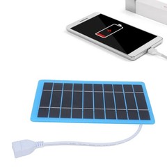 5W 5V Solar Panel Monocrystalline Silicon Efficient Charging Lightweight Po SSFA