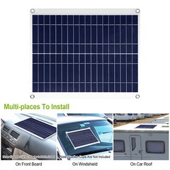 25W Flexible Solar Panel Car Battery 12V Trickle Charger Car Boat RV Car Home