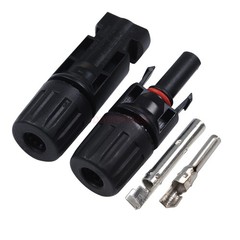 Lot Solar Panel Connector Cable DC Coupler Solar Plug Waterproof Adapter Kit @US