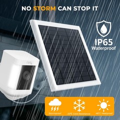 8W Solar Panel for Ring Camera, 2-Pack Solar Panel Charger Compatible with Ring