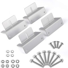 Versatile Solar Panel Mounting Z Brackets for 100W-400W Panels | 4-Pack