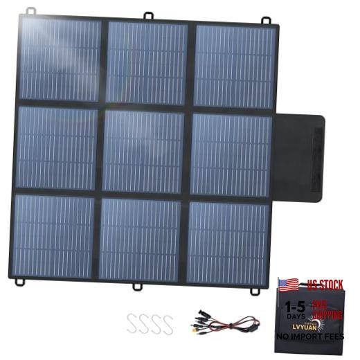 300W Portable Solar Panel, 24V Foldable Blanket 300 Watt Portable Solar Panel