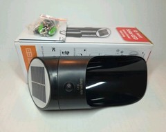 Lot Of 3 Neporal solar LED motion sensor wall lamps Black New