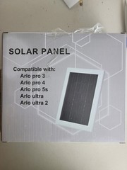 Solar Power Panel for Arlo Pro Essential Camera Weatherproof Outdoor (2 Pack)