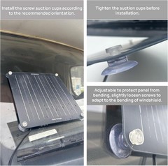 Upgraded OBDII 10W Solar Battery Trickle Charger Maintainer-12V Waterproof
