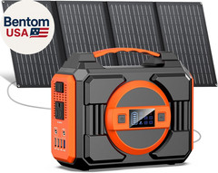 Solar Powered Generator 300W Rated, Portable Solar Generator Power Station with