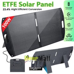 22V 200W Foldable Mono Solar Panel Caravan Camping Home Battery Charger Boat RVs