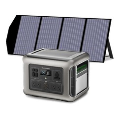 ALLPOWERS 2500W 2016Wh LiFePO4 Power Generator With 140W Solar Panel For Camping