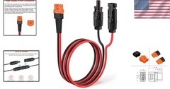 10AWG 2FT Solar to XT60i Cable 2FT Solar Connector to XT60i