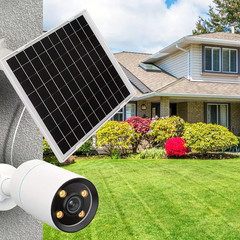 2 Pack Solar Panel for Ring Spotlight Camera/Stick Up Cam Battery Charger 8W 5V
