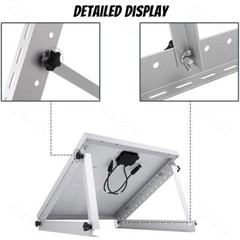 28″ Solar Panel Tilt Mount Brackets Boat RV Roof Flat Surface Adjustable Frame