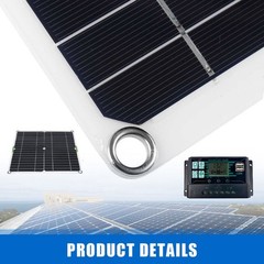 400W Solar Panel Kit 100A 12V Battery Charger w/ Controller Caravan Boat Outdoor