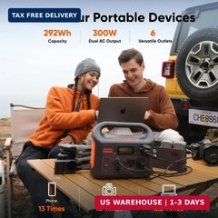 Jackery Explorer 300 Portable Power Station,292Wh | Backup LiFePO4 Battery, Sola