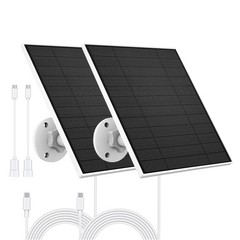 Solar Panel for Eufy Outdoor Camera, 5W IP65 Waterproof, 9.8ft Cable