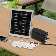 Portable Power Station -Portable Solar Generator with Panels Backup Supply US