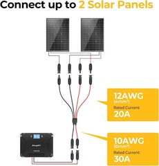 Rated Solar Parallel Connectors, Mff/Fmm 30A – Weatherproof Installation