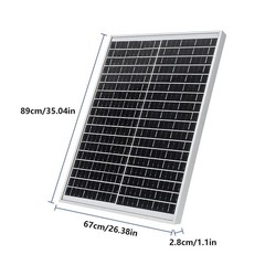 400W 200W 100W Watt Mono Solar Panel 12V Battery Charger Home Boat RV Off Grid