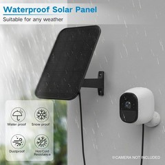 3.2W Solar Panel for Security Camera Compatible Arlo Essential XL