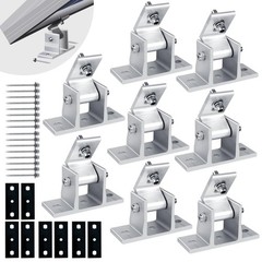 Adjustable Solar Panel Mounting Brackets 8PCS, Tilt 10-60° Roof Kit for 400W 500