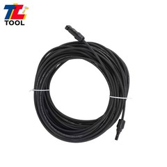 Red + Black 20M 4mm² Solar Panel Wire Weatherproof Cable With M4 Connector