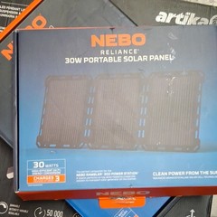 NEBO Reliance 30W Portable Monocrystalline Solar Panel Off-Grid Camping/Hiking