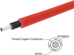 10AWG Solar Extension Cable 1FT, Waterproof PV Connectors with Tinned Copper…