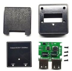The Solar Folding Bag USB Circuit Box Solar Single USB 5V 3A DIY Charger