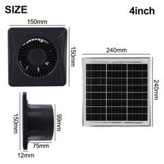 High Speed Solar Air Ventilation Blower Optimal Airflow for Better Ventilation