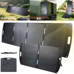 200W Foldable Solar Panel Kit Charger Battery Controller Power RV Camper System
