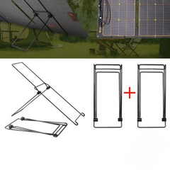 2 x Solar Panel Stand Mobile Rack Foldable Adjustable Holder Support Bracket US