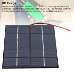 2PCS 1.2W 5V Small Solar Panel, Solution, Polycrystalline Solar Panel for Pho…