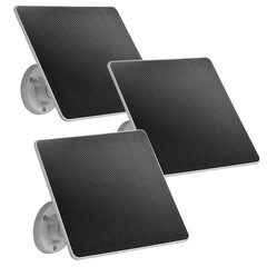 LIYVZ 6W Solar Panel for Outdoor 5V Solar Panel Charger 3-Pack, USB C & Micro…