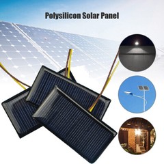 1/2/3/4/5/10X Small Polycrystalline Solar Panel Cell Module For Garden Lights