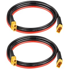 Tinned Copper XT60 Extension Cable 3FT – 2 Pack