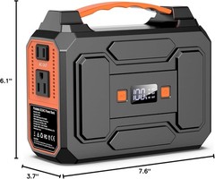 100W Camping Outdoor Portable Solar Generator Power Station with Solar Panel 40W