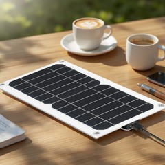 10W 20W USB Solar Panel Portable Power Bank Outdoor Camping Hiking Phone Charger