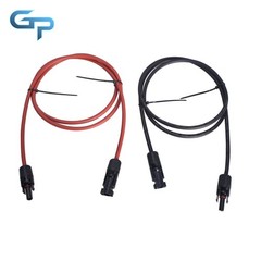 New 1 Pair 5ft Black + Red 12 AWG Solar Panel Extension Cable Wire Connector