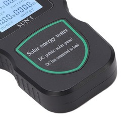 MPPT 100W Solar Panel Power Tester Multimeter Backlight LCD Display Portable SET