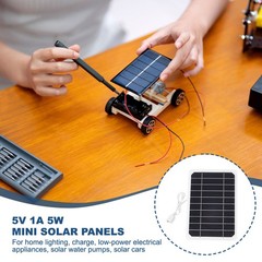 5V 1A 5W Mini Solar Panels USB Polycrystalline Solar Panel Cell Charger