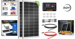 Complete 200W Solar Panel Kit with Durable Components for Off-Grid Living