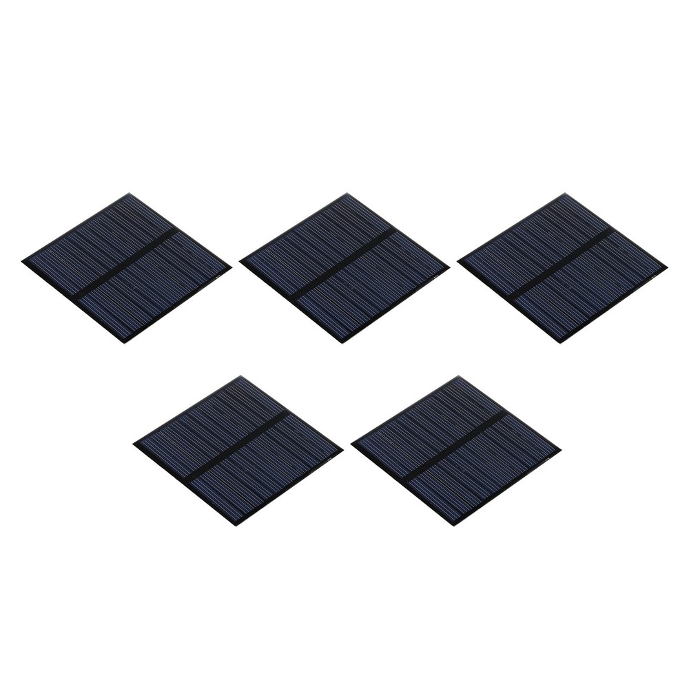 Mini Solar Cell Panel 5.5V 110mA 0.605W 70mm x 70mm 5pcs