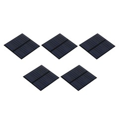 Mini Solar Cell Panel 5.5V 110mA 0.605W 70mm x 70mm 5pcs