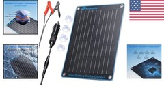 Easy-to-Use 10W Solar Panel with 6.5ft Cable – Perfect for Outdoor Adventures