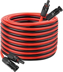10 AWG Solar Extension Cable 30FT, Flexible Solar Panel Wire with Male to Female