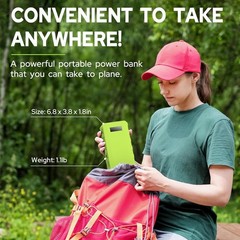 Versatile Portable Power Supply with 110V AC Outlet – Perfect for Outdoor Trips