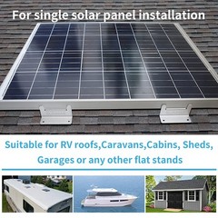 Solar Panel Mounting Brackets 16 Units per Set Z Brackets for Solar Panels