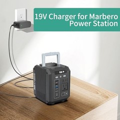 Replacement for Solar Portable Generator Charger, 19V Power Adapter Compatible